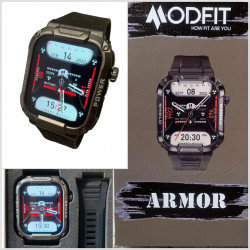 Smart Watch Modfit Armor MODFIT (0231) 3580w  Стійкі.Протиударні.АРМІЙСЬКІ смарт годинники MODFIT  на Каучуковому ремінці.Водозахисні.