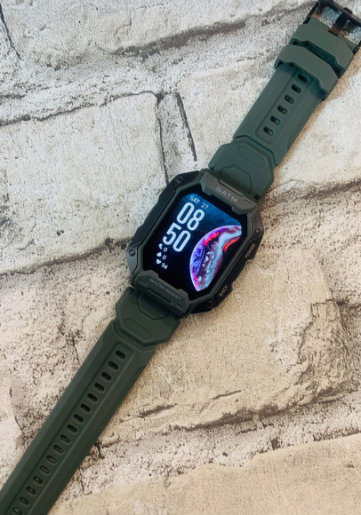Smart Watch Modfit Warrior MODFIT (0201) 3280w Стійкі, Протиударні. АРМІЙСЬКІ Смарт годинники MODFIT на Каучуковому ремінці.Водозахисні.