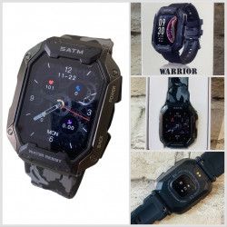 Smart Watch Modfit Warrior MODFIT (0202) 3380w Стійкі, Протиударні.АРМІЙСЬКІ Смарт годинники MODFIT на Каучуковому ремінці.Водозахисні. Водозахисні.