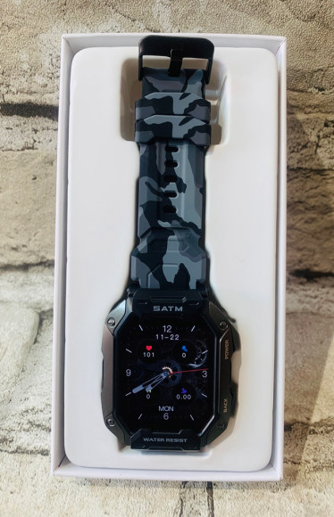 Smart Watch Modfit Warrior MODFIT (0202) 3380w Стійкі, Протиударні.АРМІЙСЬКІ Смарт годинники MODFIT на Каучуковому ремінці.Водозахисні. Водозахисні.