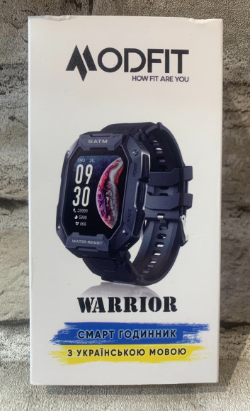 Smart Watch Modfit Warrior MODFIT (0202) 3380w Стійкі, Протиударні.АРМІЙСЬКІ Смарт годинники MODFIT на Каучуковому ремінці.Водозахисні. Водозахисні.