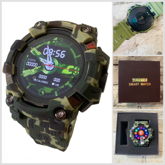 SMART  WATCH SK Smart   (231)  4880w Стійкі, Протиударні. АРМІЙСЬКІ годинники SK Smart на Каучуковому ремінці.Водозахисні.