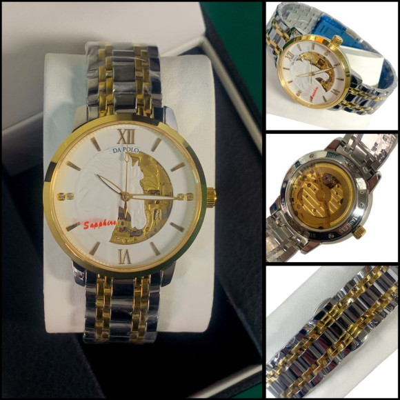 DA POLO(17500 w) Чоловічий механічний годинник від бренду PARKER 3388-6. DA POLO(17500 w) Чоловічий механічний годинник від бренду PARKER 3388-6.