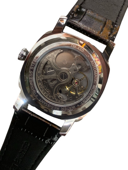 PATRIOT (11-4580w) Чоловічий  наручний  годинник з картою України та тризубом.Механічні годинники з Автопідзаводом Скелетон. В комплекті з коробочкою.